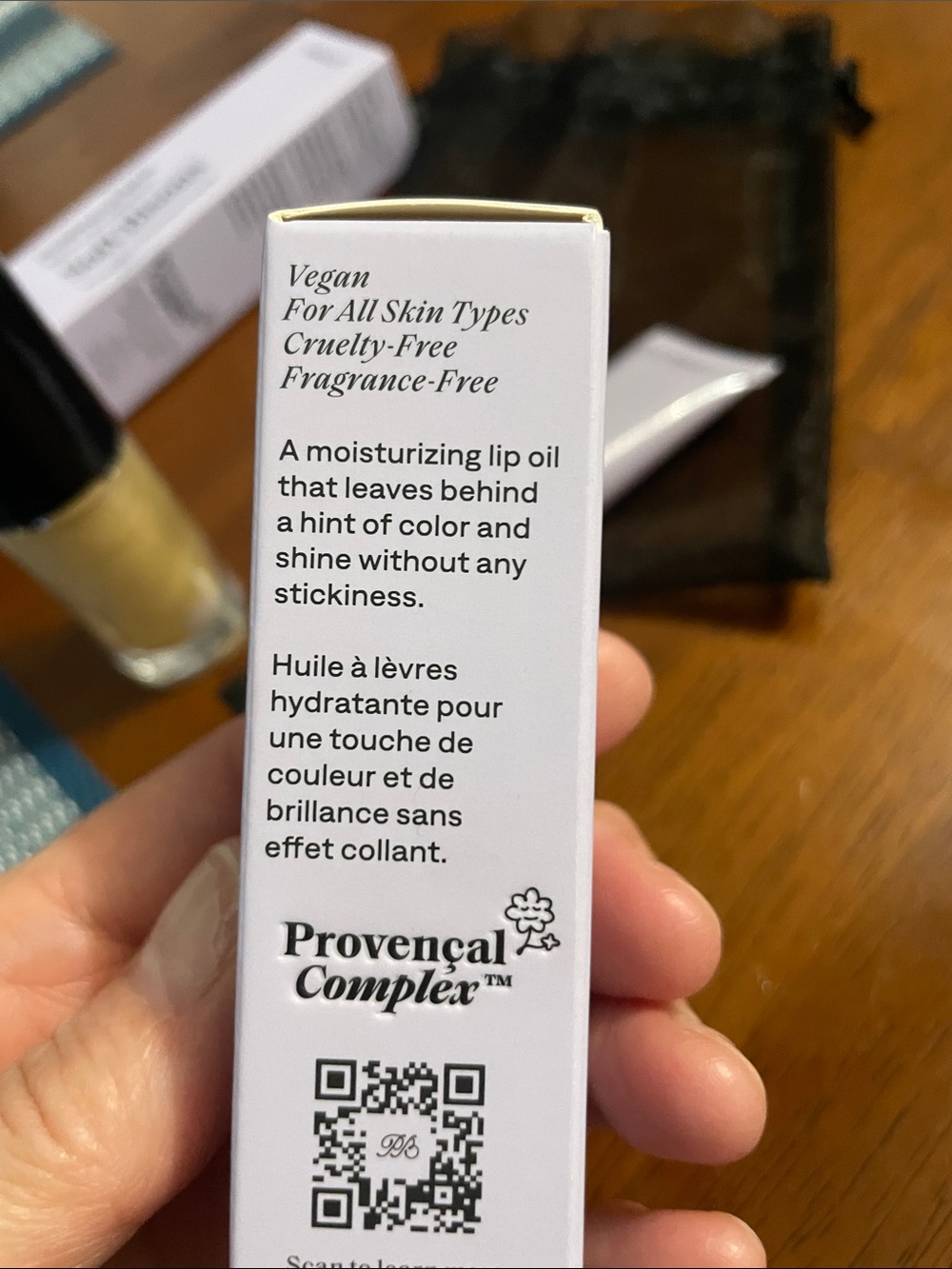 Provence Tinted Glacé Hydrating Lip Oil & Soft Bisous Plumping Lip Balm - Picture 8 of 11